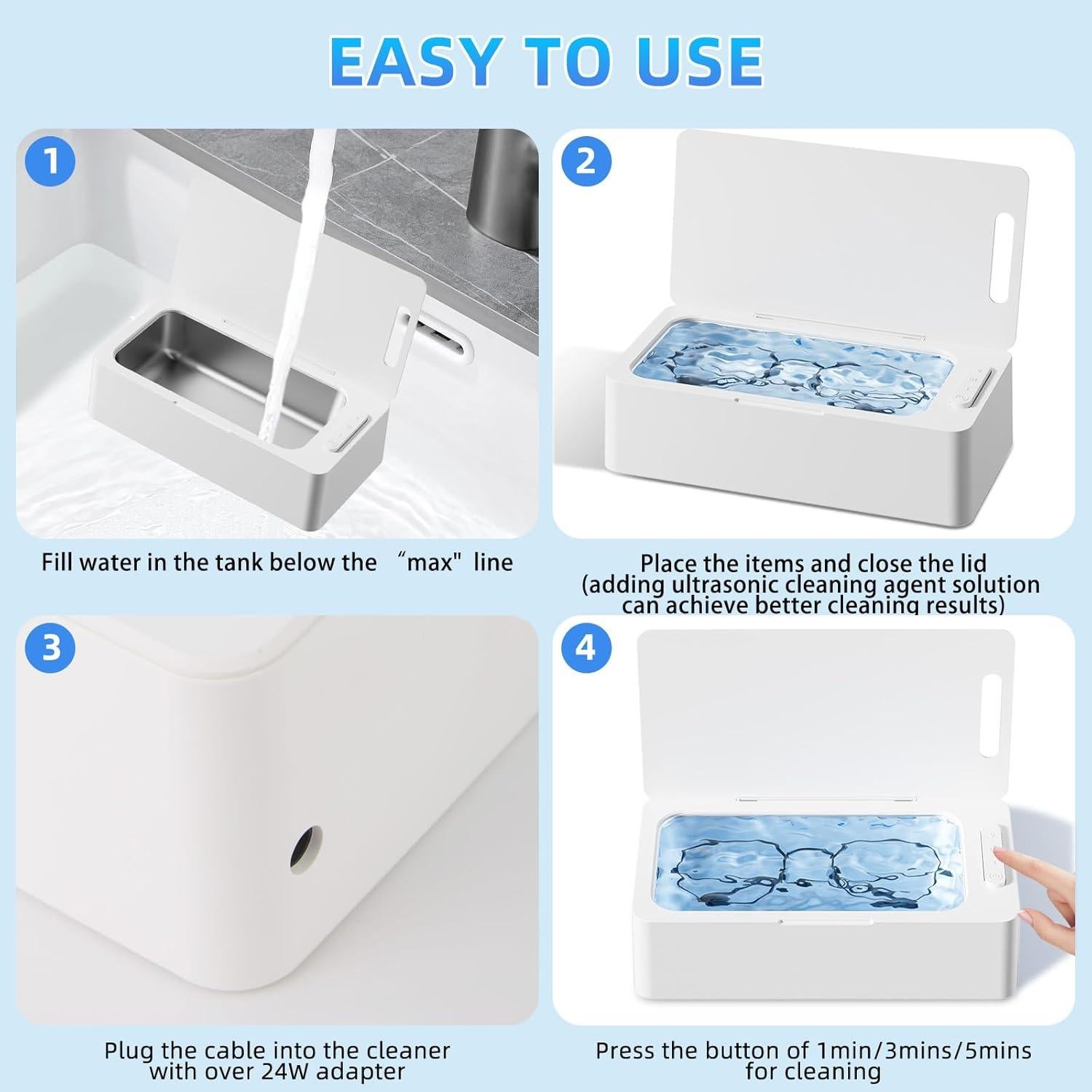 Limpiadora Ultrasónica Profesional Lunakind DK-053A 450ml