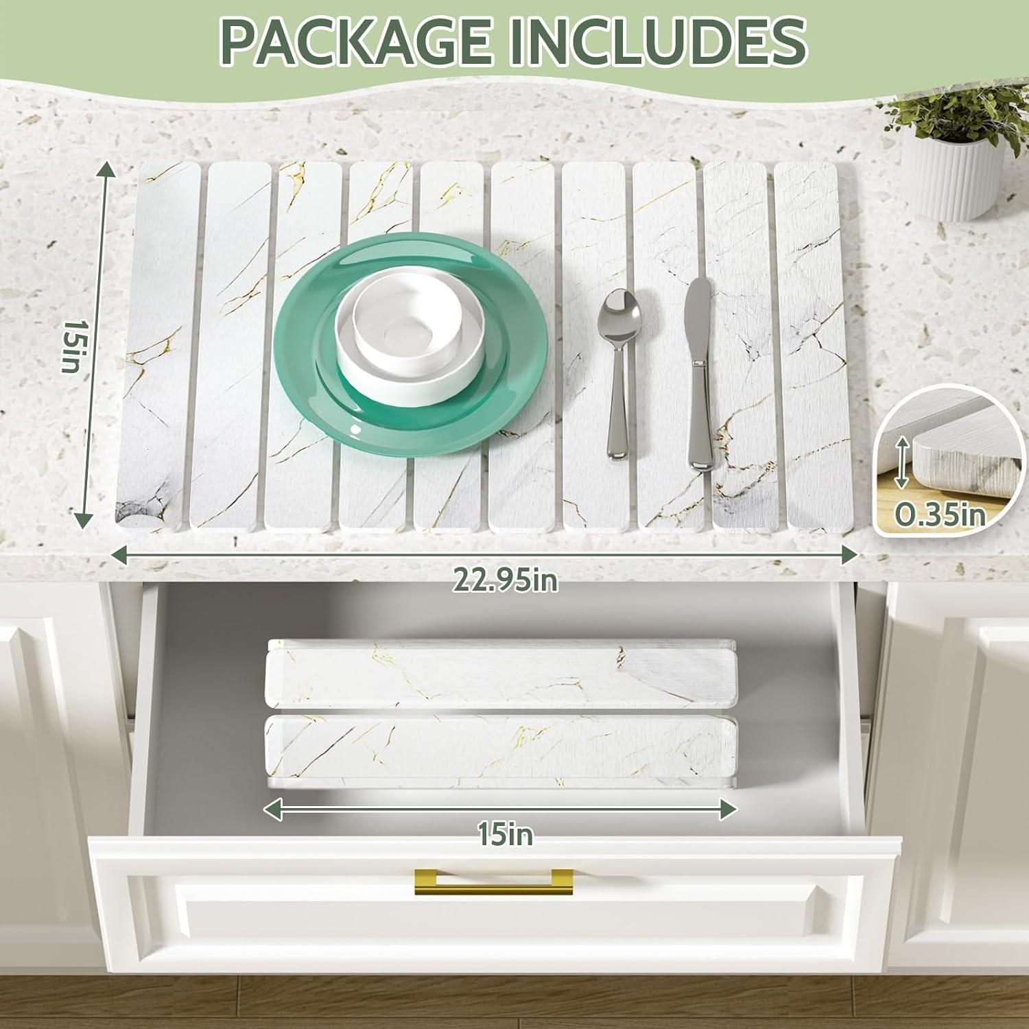 Alfombrilla de Secado de Piedra Diatomea 60x39 cm Blanca