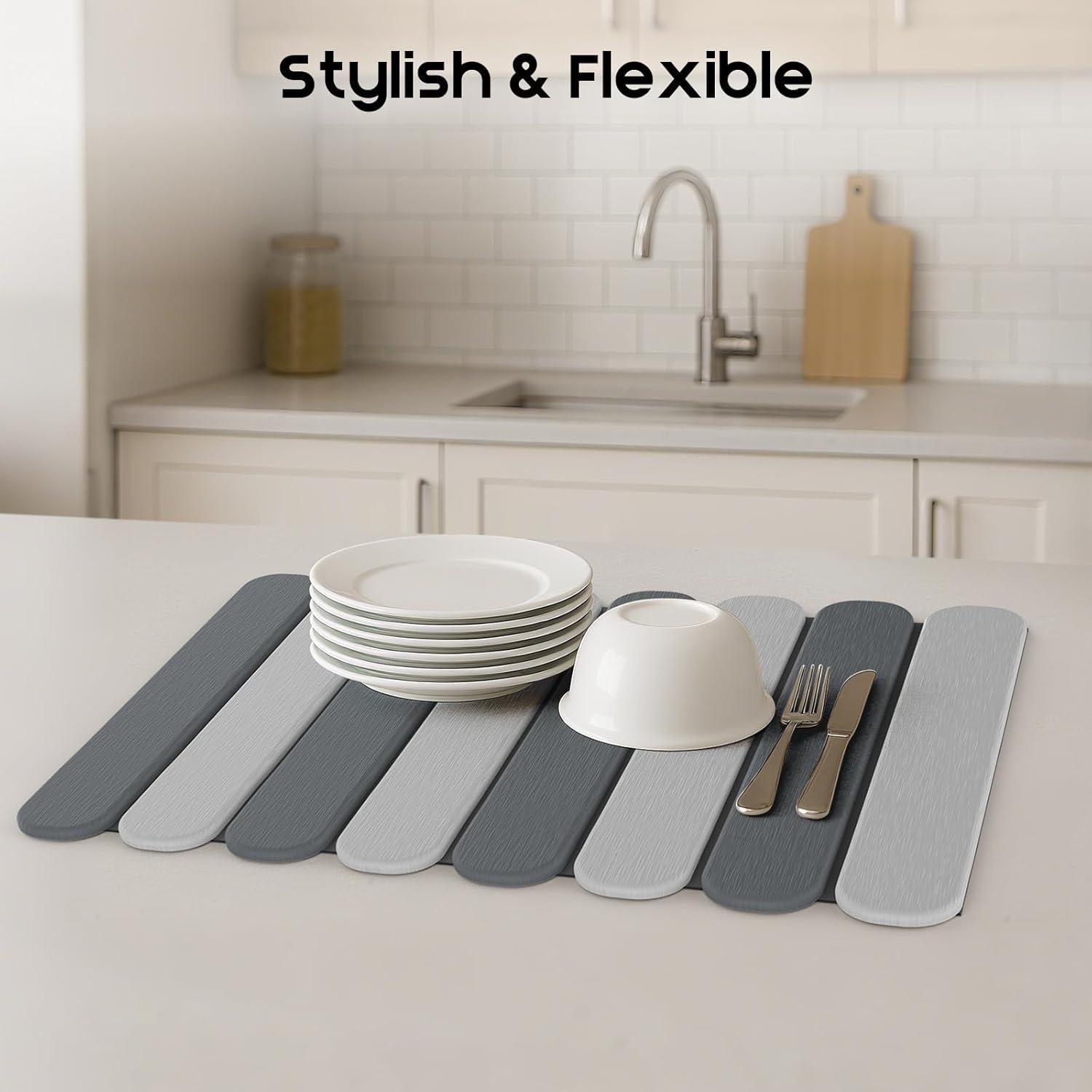 Alfombrilla de Secado de Platos ArtyCozy 61x41 cm Antideslizante