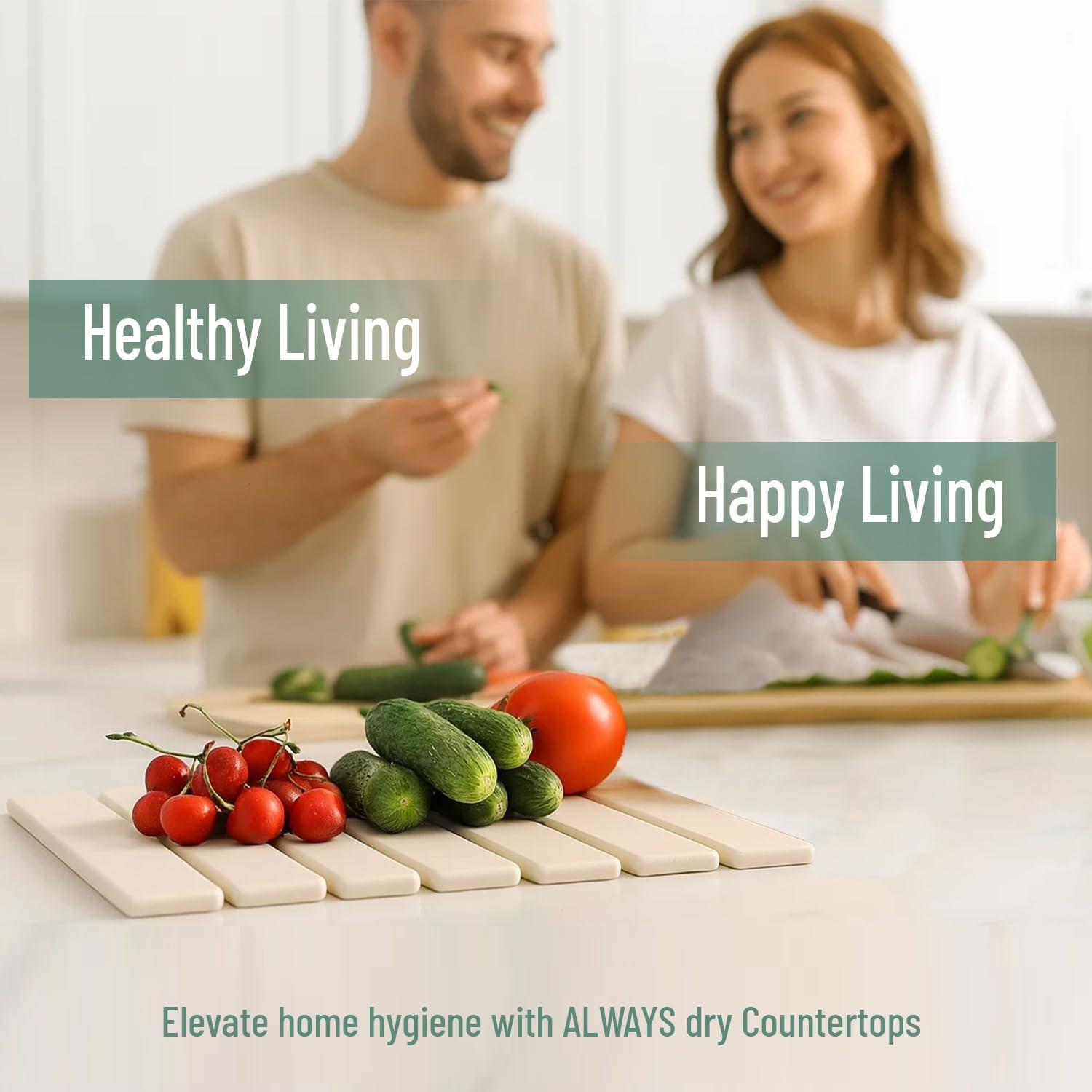 Alfombrilla de Secado de Piedra Ambrint Mediana 40.64x30.48cm