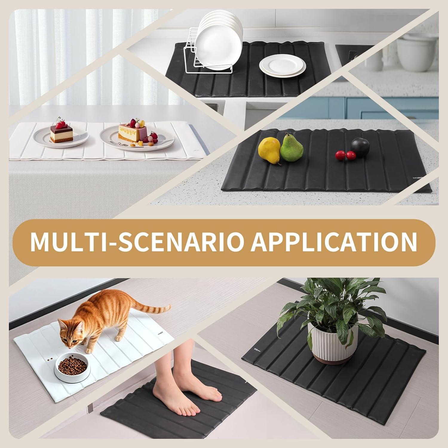 Alfombrilla de Secado de Piedra Plegable imgrose 61x41cm Absorbente