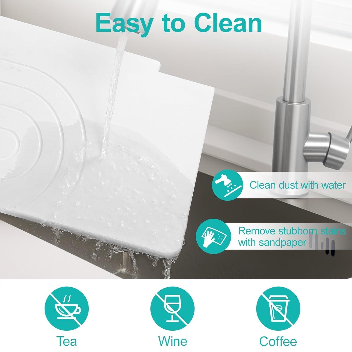 Alfombrilla de Secado de Piedra Luxspire 61x40 cm Antideslizante