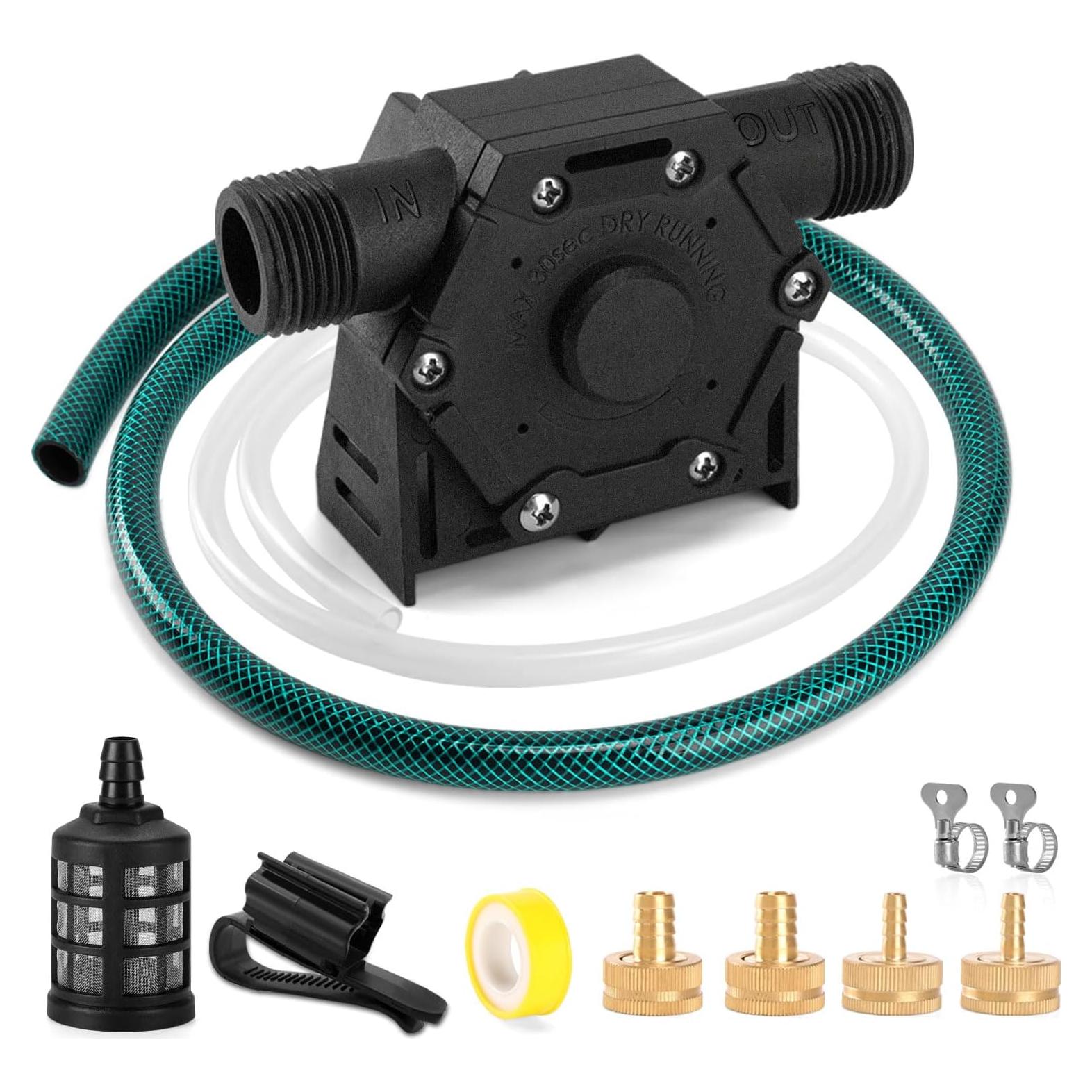 Bomba de Taladro FIDISP 750 GPH con Mangueras y Adaptadores