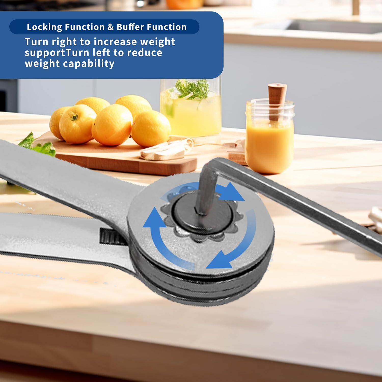 Bisagra de Soporte de Tapa XBLWIN 2 Piezas 18.14kg Plata