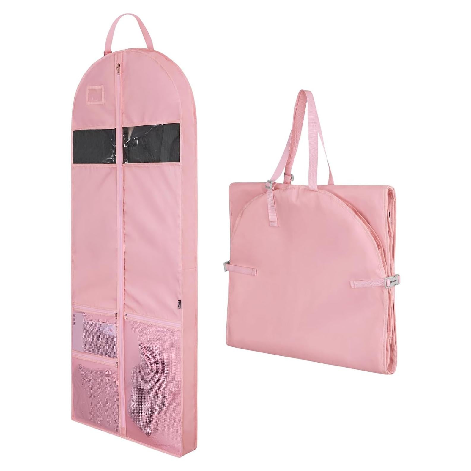 Bolsa de Ropa para Viaje EASYSO 152 cm Rosa con Ventanas