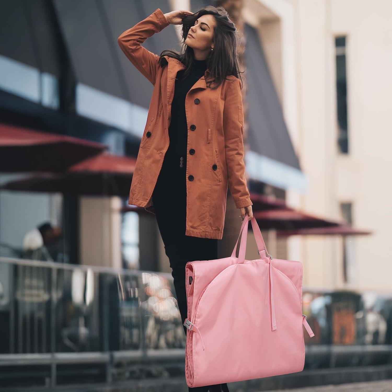 Bolsa de Ropa para Viaje EASYSO 152 cm Rosa con Ventanas