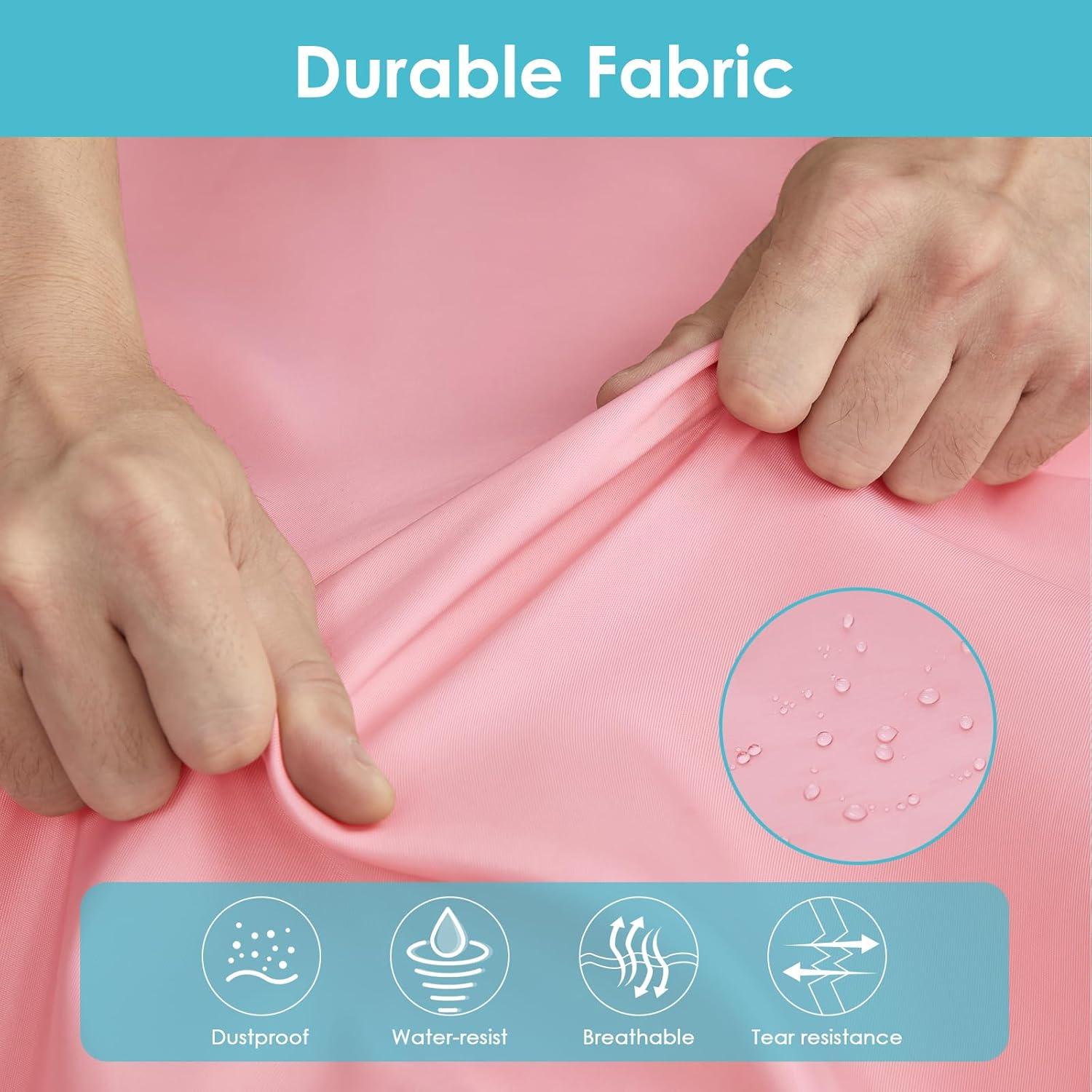 Bolsa de Ropa para Viaje EASYSO 152 cm Rosa con Ventanas