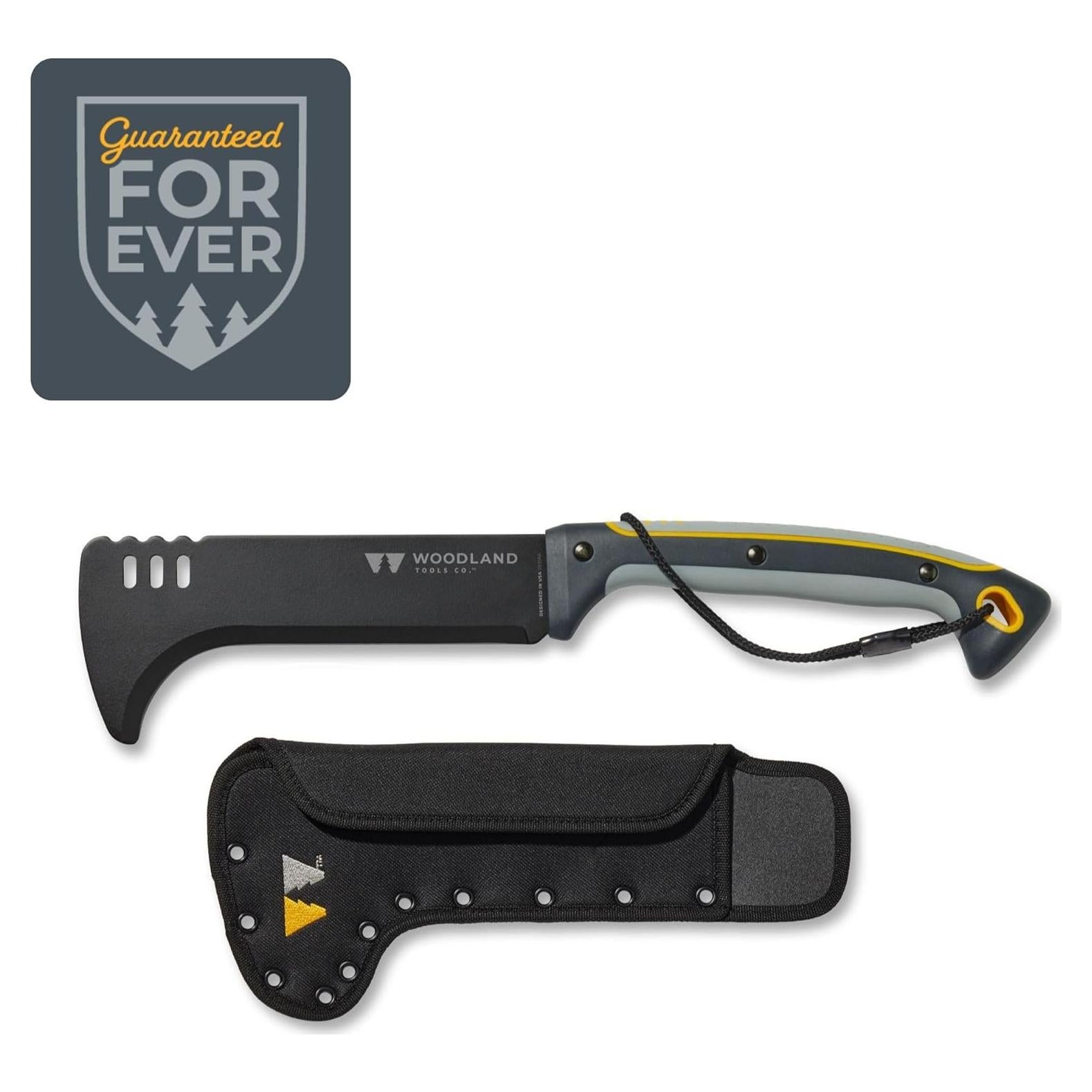 Hacha de Matorrales Super Duty Woodland 22.86 cm con Funda