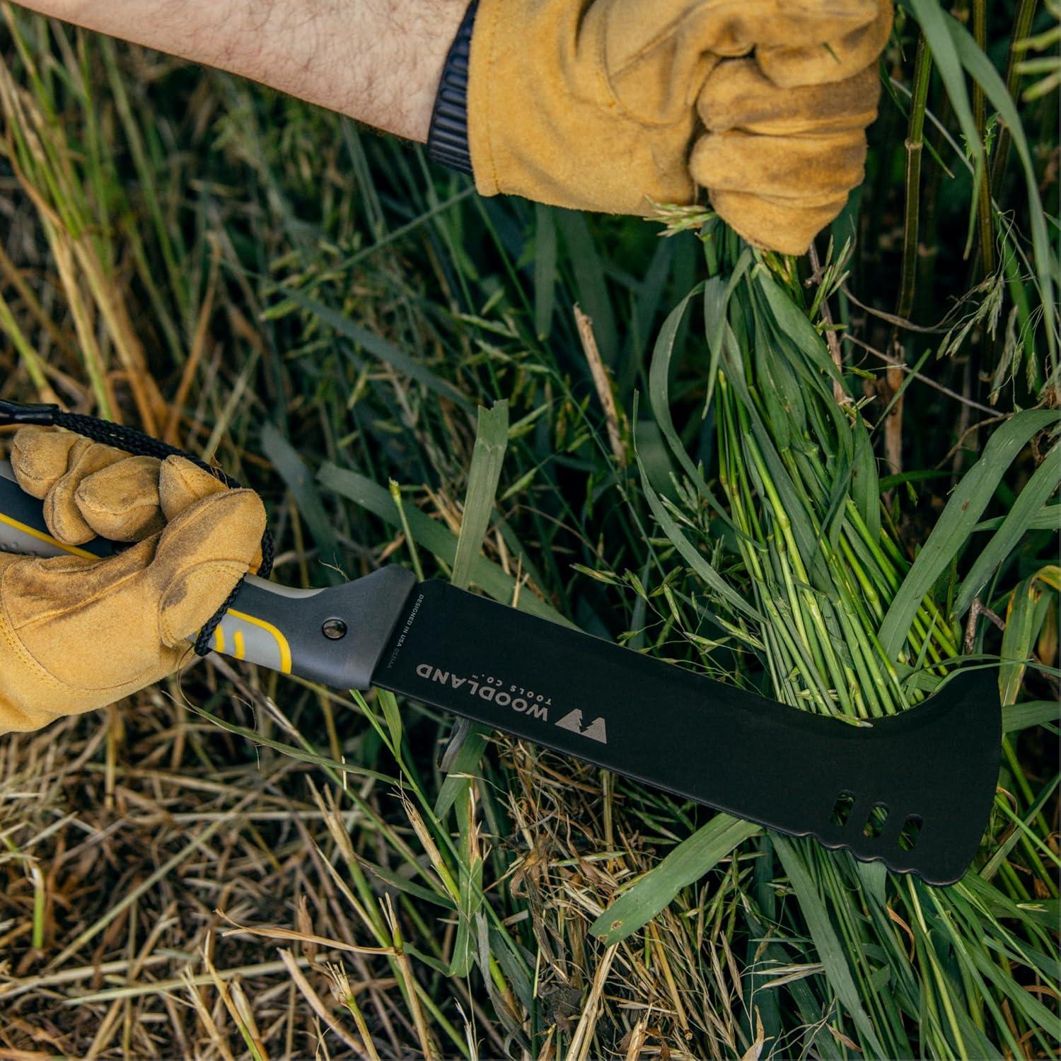 Hacha de Matorrales Super Duty Woodland 22.86 cm con Funda