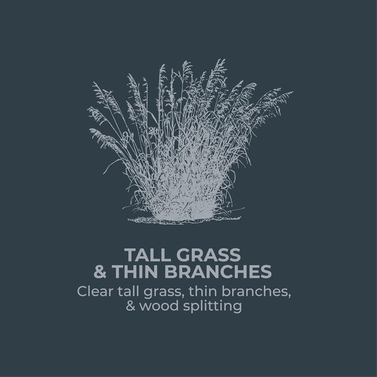 Hacha de Matorrales Super Duty Woodland 22.86 cm con Funda