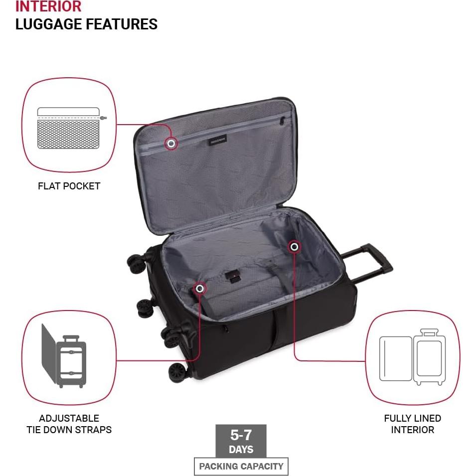 Maleta Expandible Suave SwissGear Sion II 67.95cm Negra