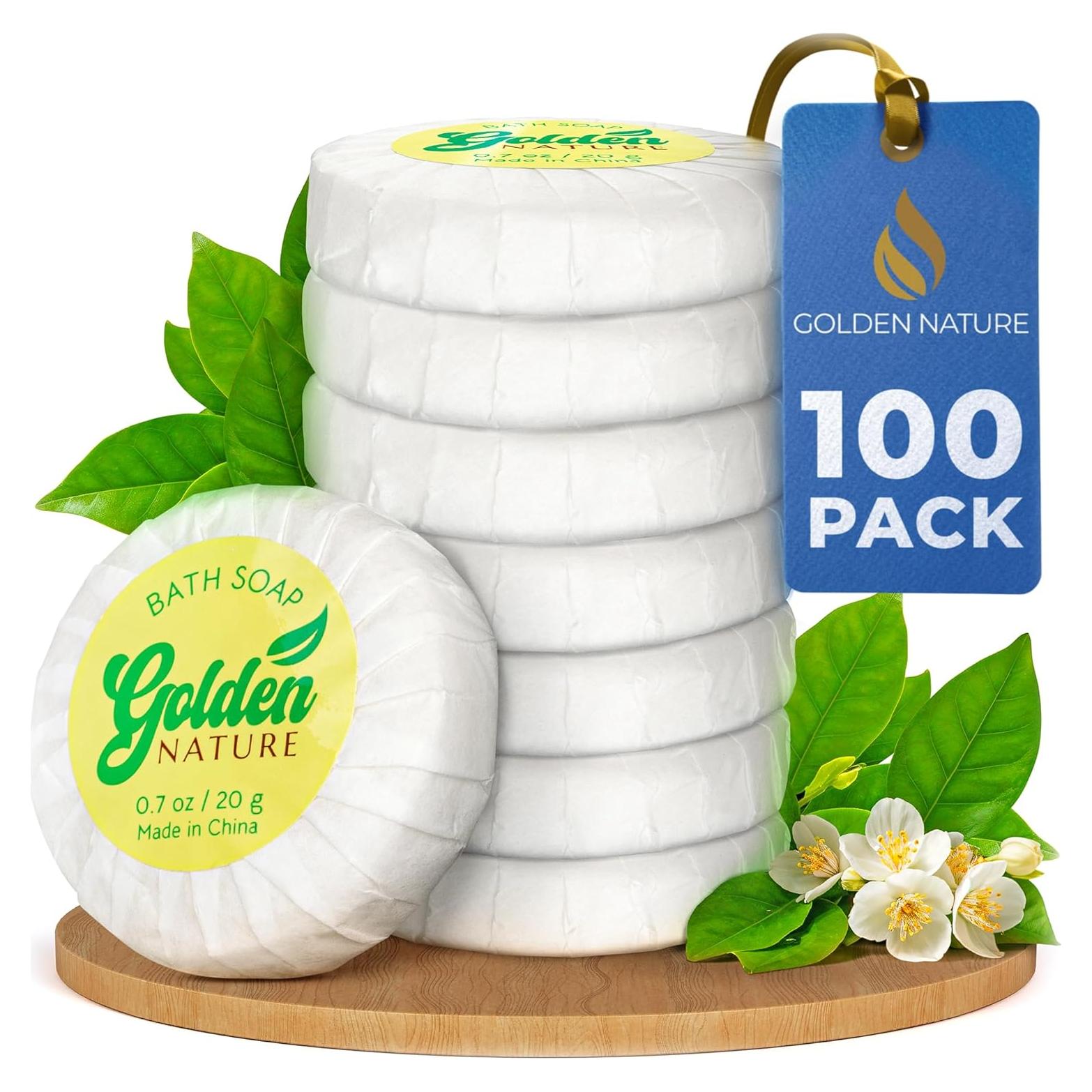 Barras de Jabón de Hotel Golden Nature Jazmín 100 PK 19.84 g