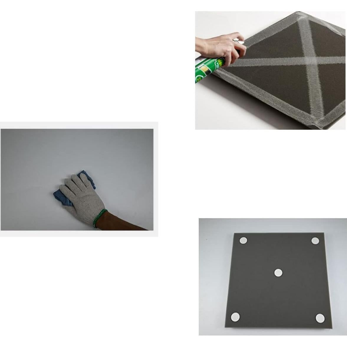 Paquete de 48 Paneles Acústicos 30x30 cm Espuma Insonorizante