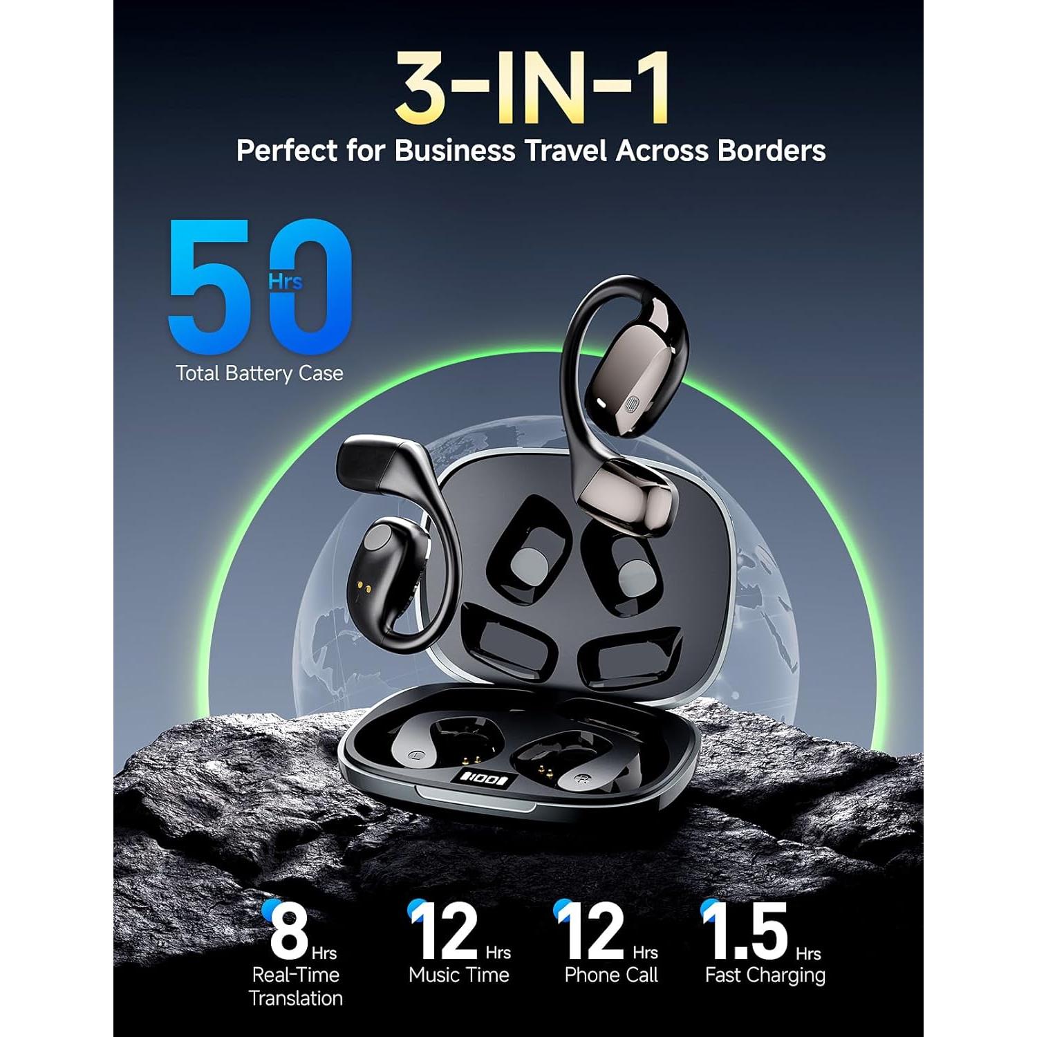 Auriculares Traductores Inalámbricos JOYHOOD AI 144 Idiomas