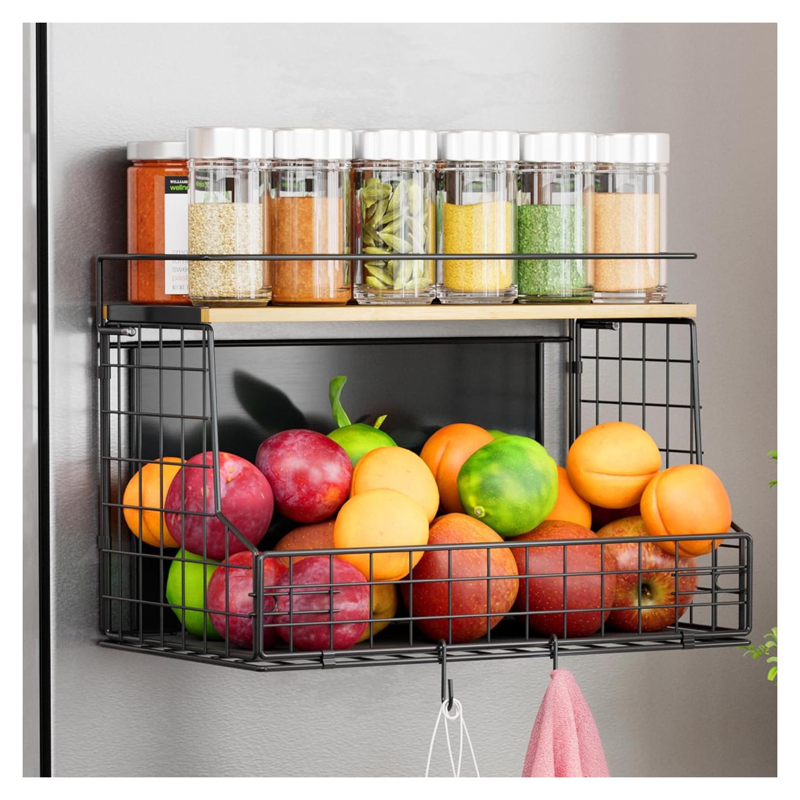 Estante Magnético para Nevera TIDIIABODE 21x11cm Almacenamiento