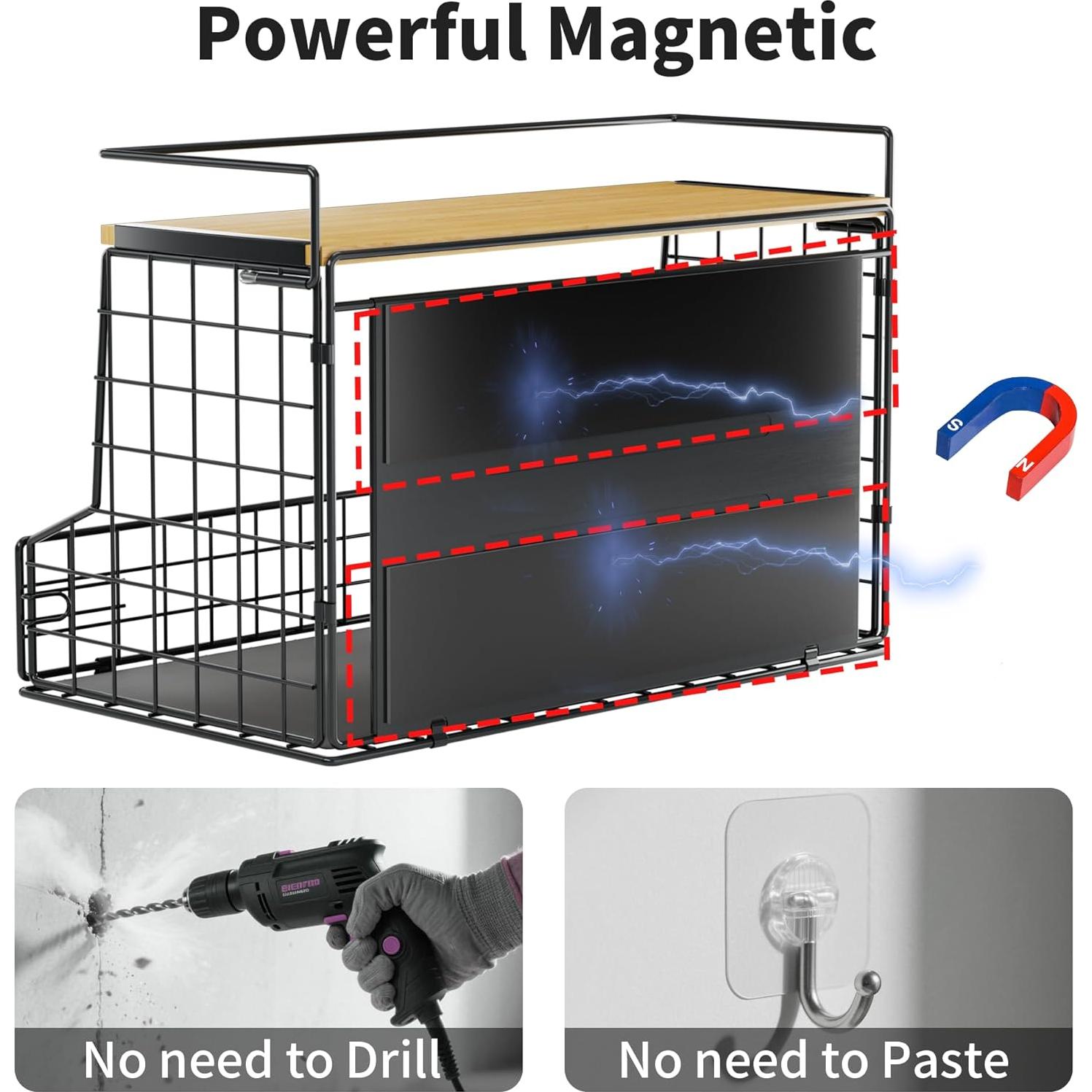 Estante Magnético para Nevera TIDIIABODE 21x11cm Almacenamiento