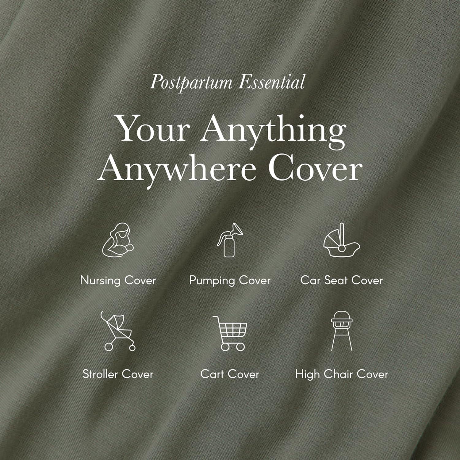 Cubierta de Lactancia Solly Baby Toile Azul, Suave y Transpirable