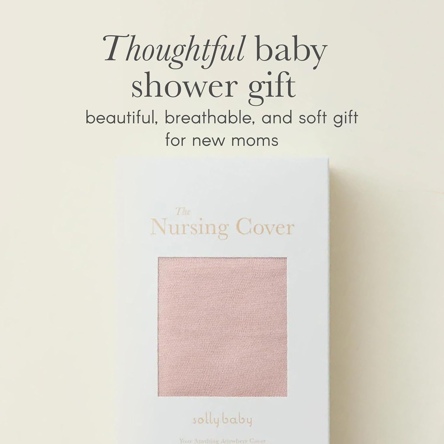 Cubierta de Lactancia Solly Baby Toile Azul, Suave y Transpirable