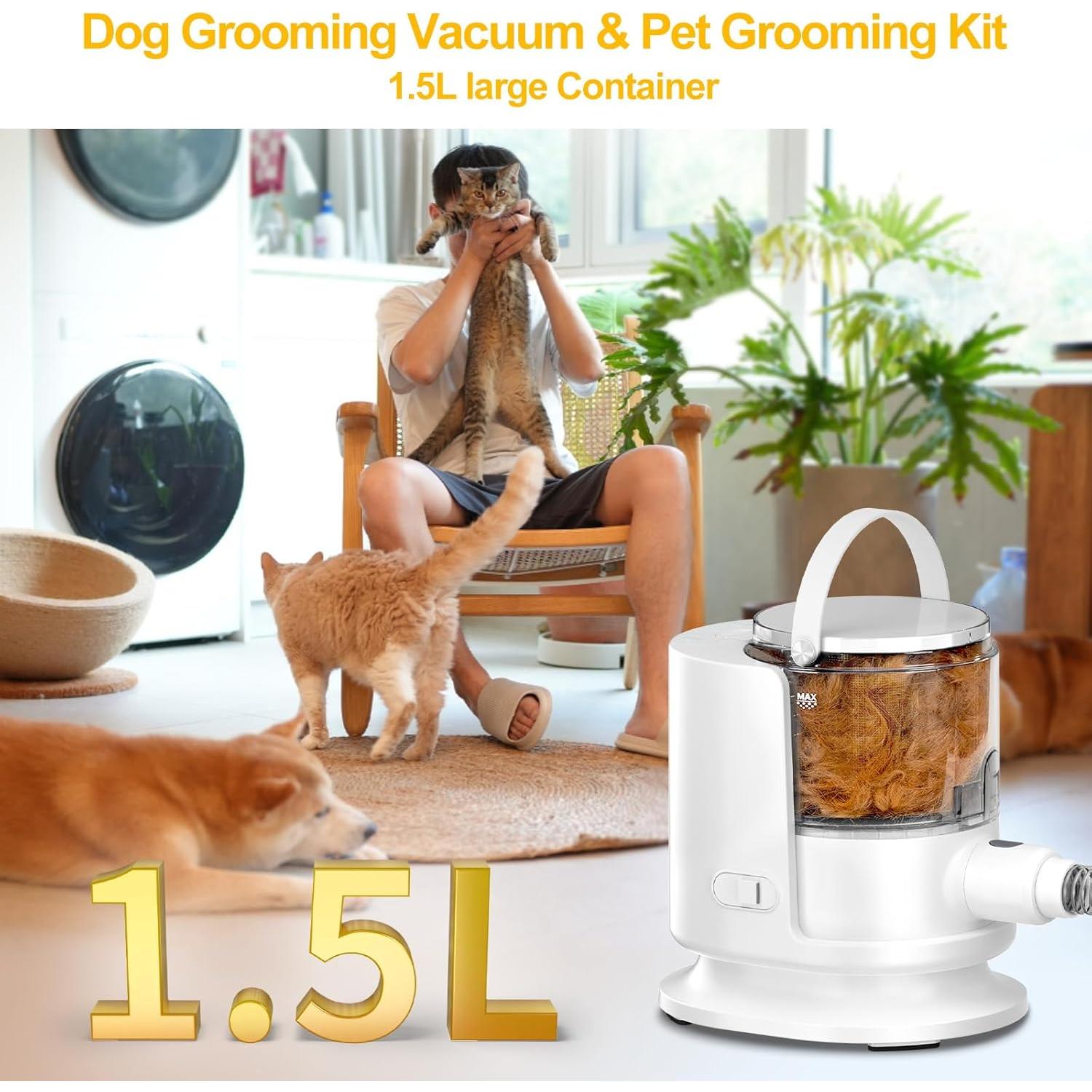 Aspiradora para Cuidado de Mascotas Poit G20 12000Pa 1.5L