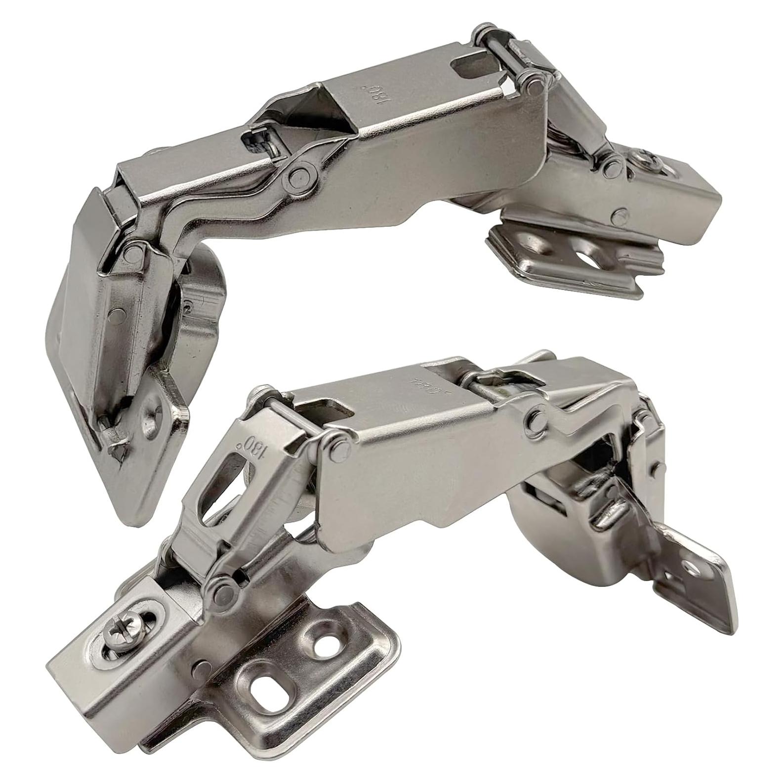 Bisagras de Gabinete Sin Marco Li-TianFeng 180 Grados Cierre Suave