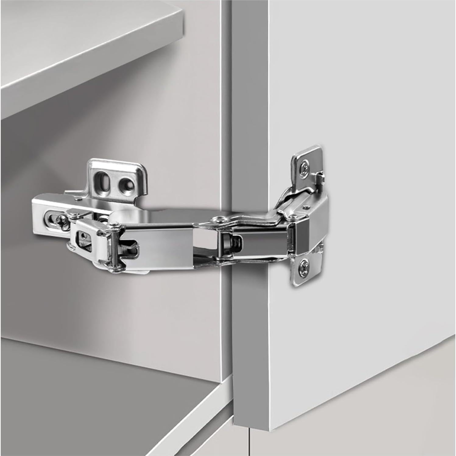 Bisagras de Gabinete Sin Marco Li-TianFeng 180 Grados Cierre Suave