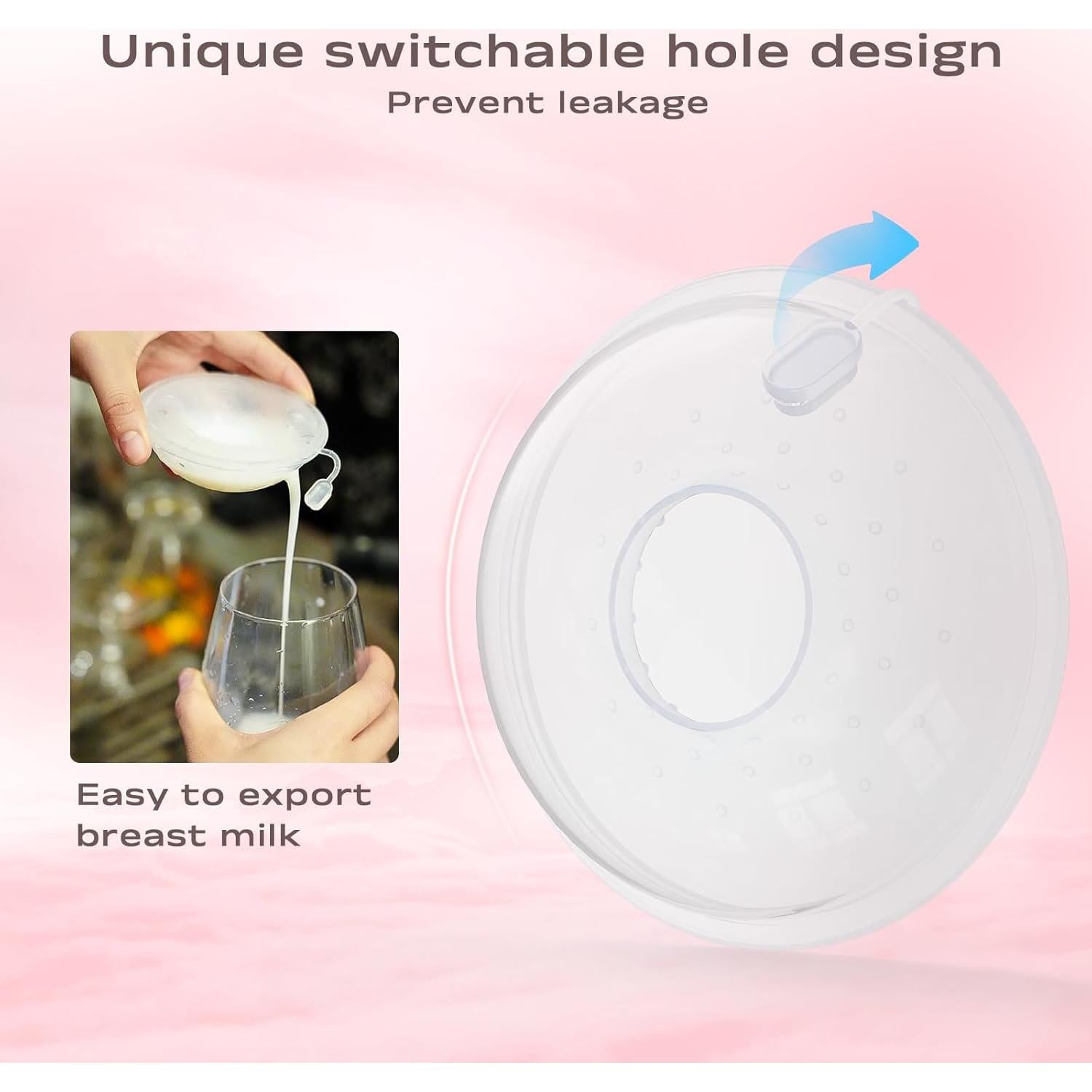 Recolectores de Leche Materna Silicona Grado Alimenticio 30ml - 2 Piezas