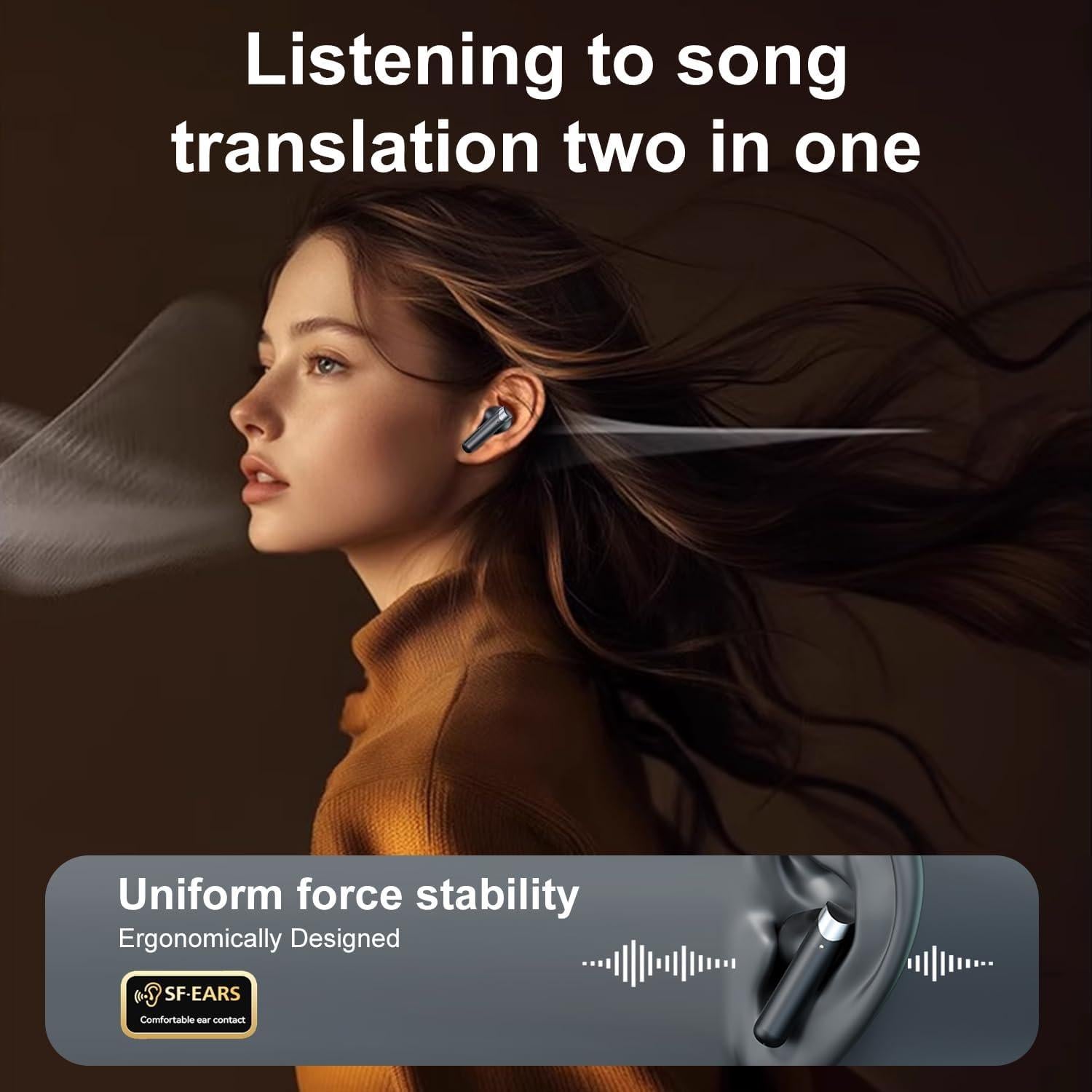 Auriculares Traductores Inalámbricos Smilephil - Traducción 144 Idiomas