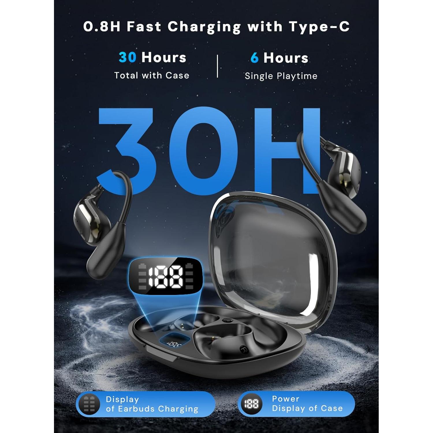 Auriculares Traductores AI PowerlotZero Bluetooth 5.4 145 Idiomas