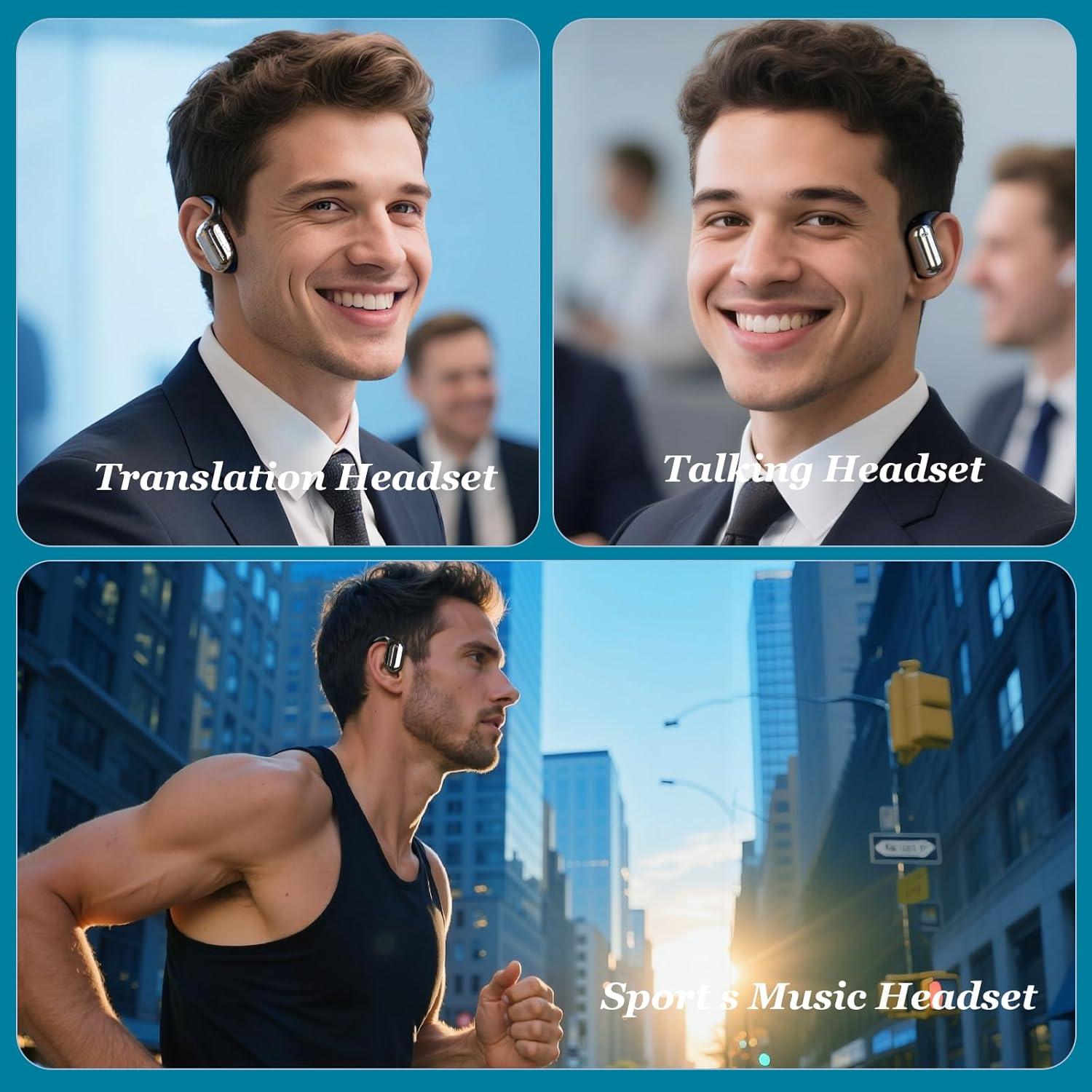 Auriculares Traductores Inalámbricos EKOTTOK 144 Idiomas 60 Horas