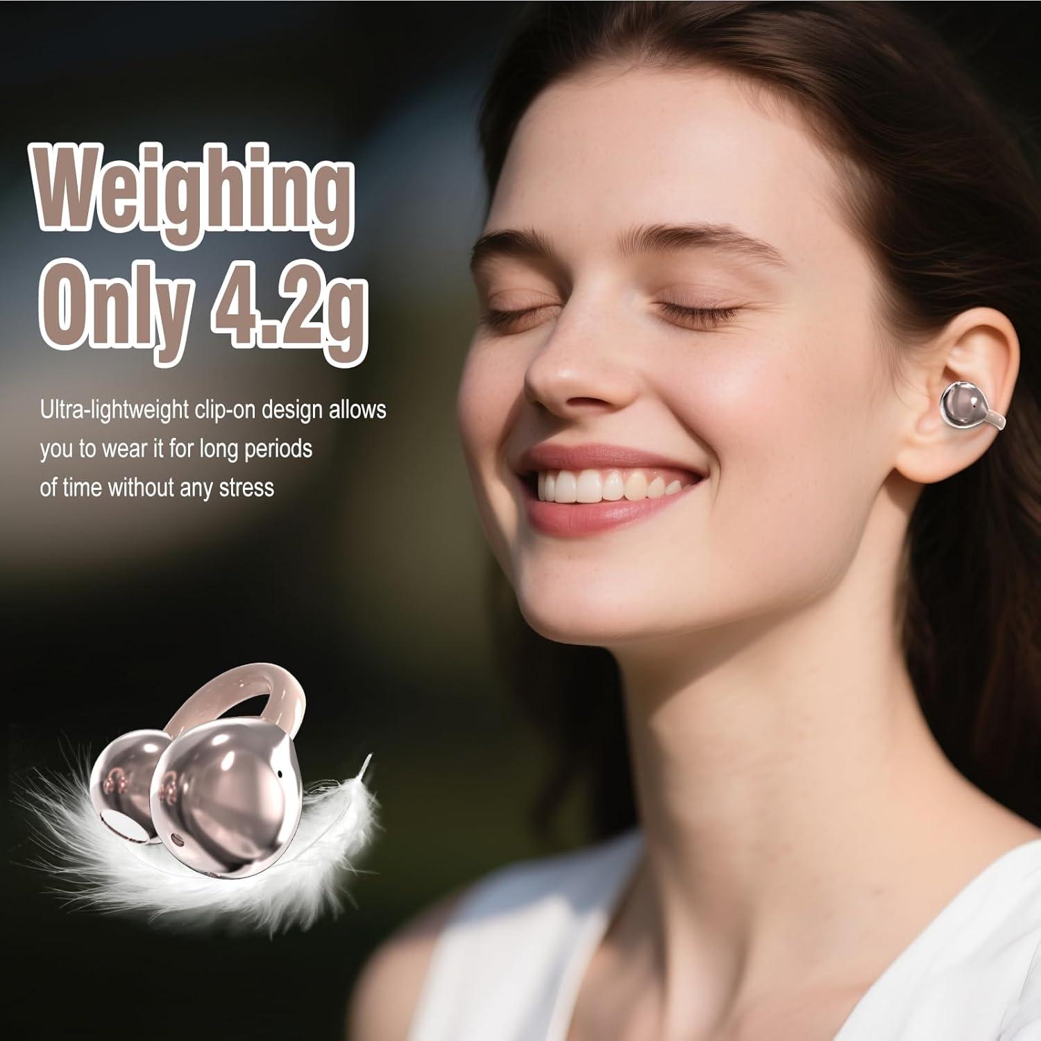 Auriculares Traductores Giwbeiv Bluetooth 5.4 164 Idiomas Rosa