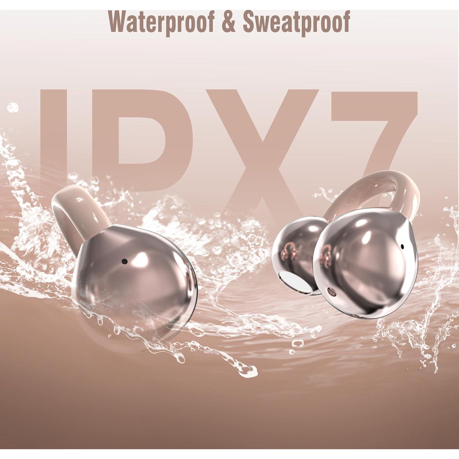 Auriculares Traductores Giwbeiv Bluetooth 5.4 164 Idiomas Rosa