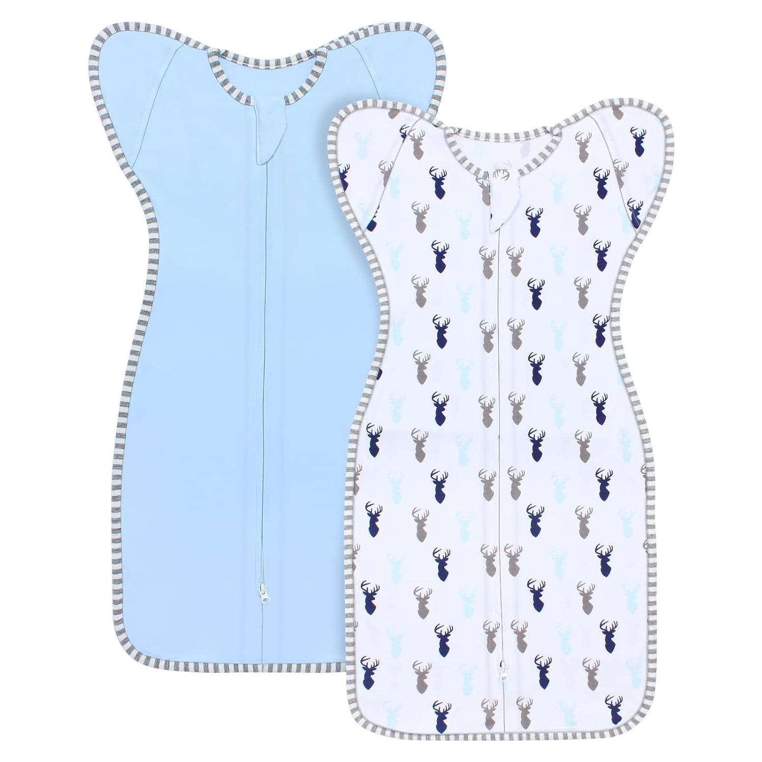 Saco de Sueño Transition Swaddle 0-3 Meses 100% Algodón