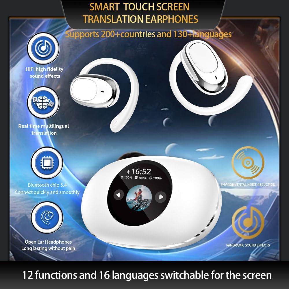 Auriculares Traductores AI Beisidi con Pantalla Táctil LED