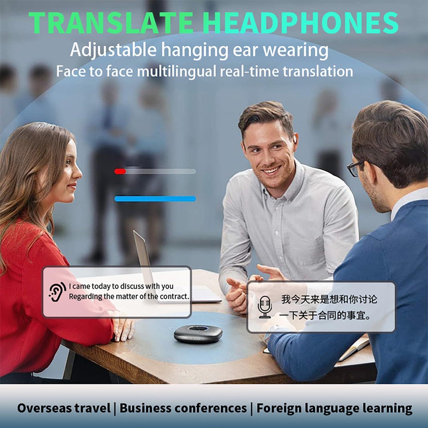 Auriculares Traductores AI Beisidi con Pantalla Táctil LED