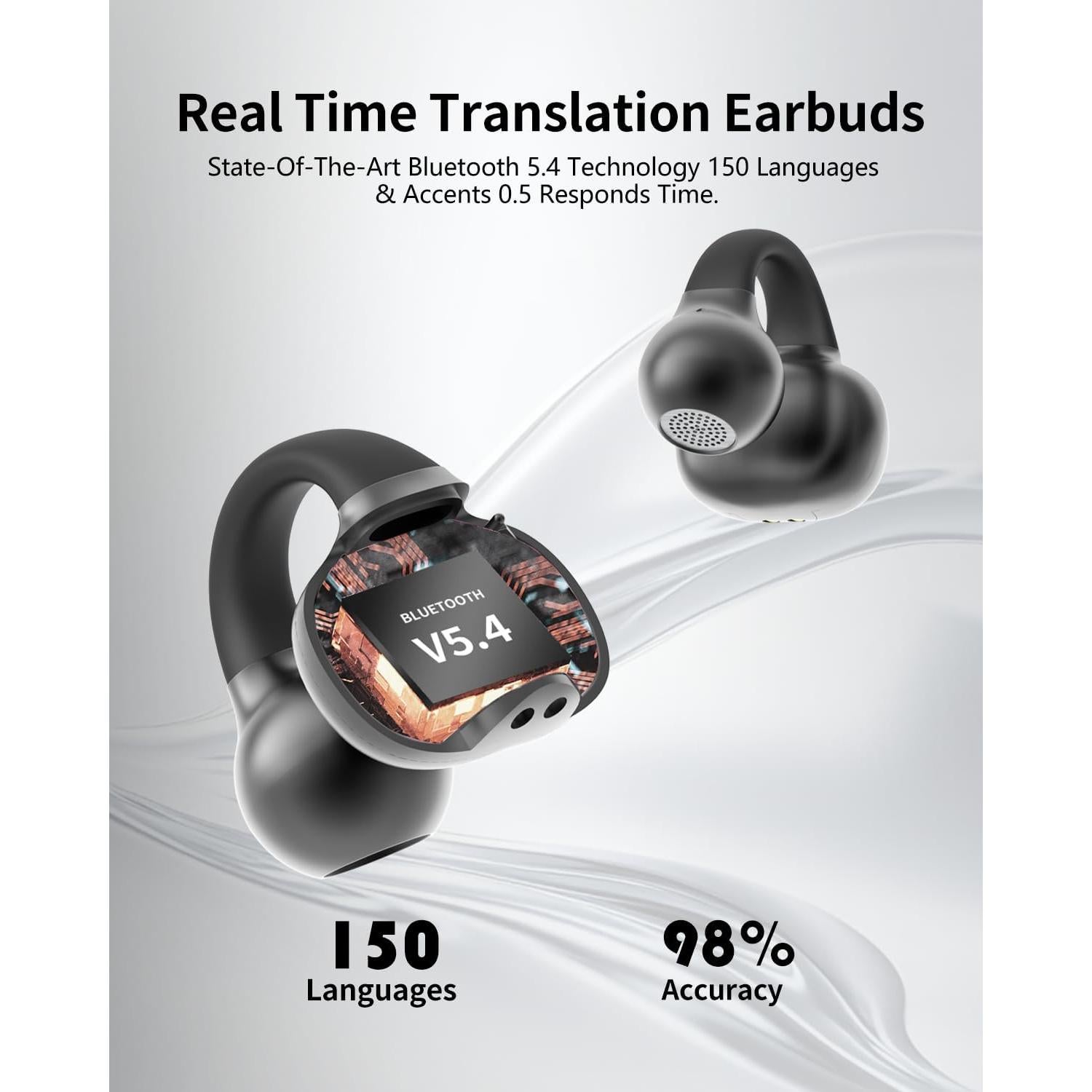 Auriculares Traductores AI Ohmvolta 3 en 1 Bluetooth 5.4