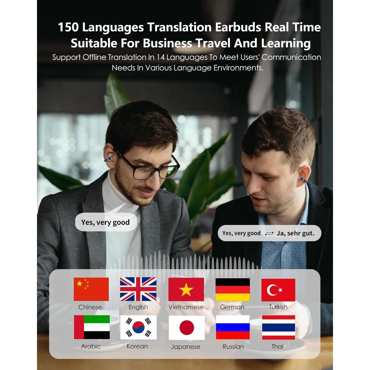 Auriculares Traductores AI Ohmvolta 3 en 1 Bluetooth 5.4