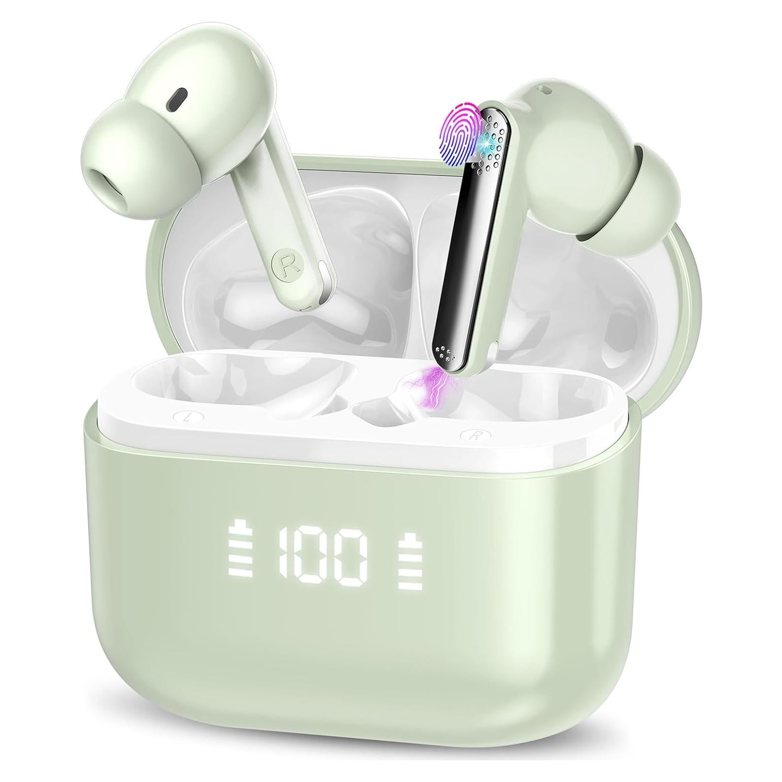 Auriculares Traductores SKIUDCT BK01 Bluetooth 5.3 48H Verde