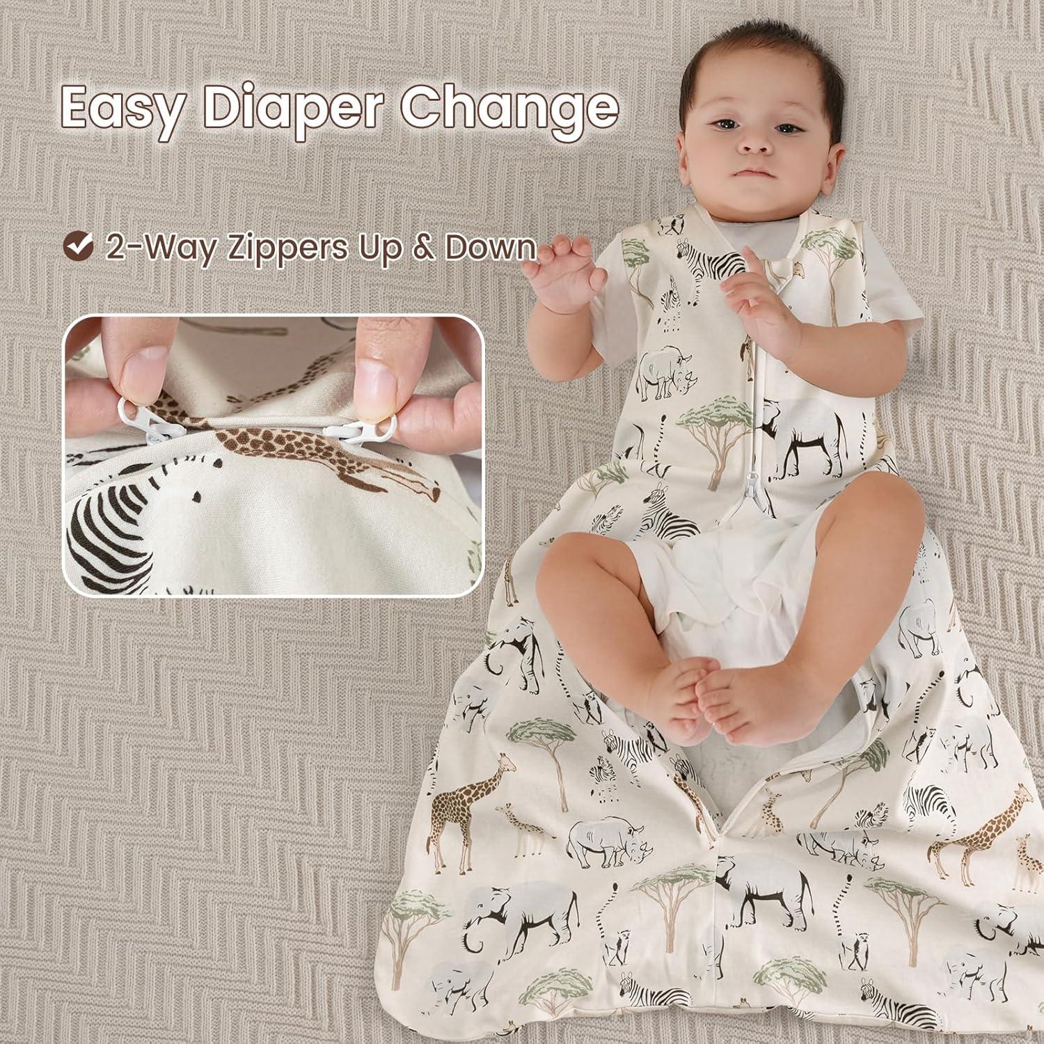 Sacos de dormir para bebés David's Kids 100% algodón 6-12 meses