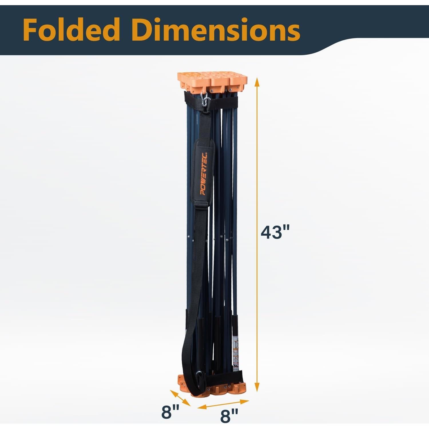 Banco de Trabajo Portátil POWERTEC Arachni Flex 4x4ft