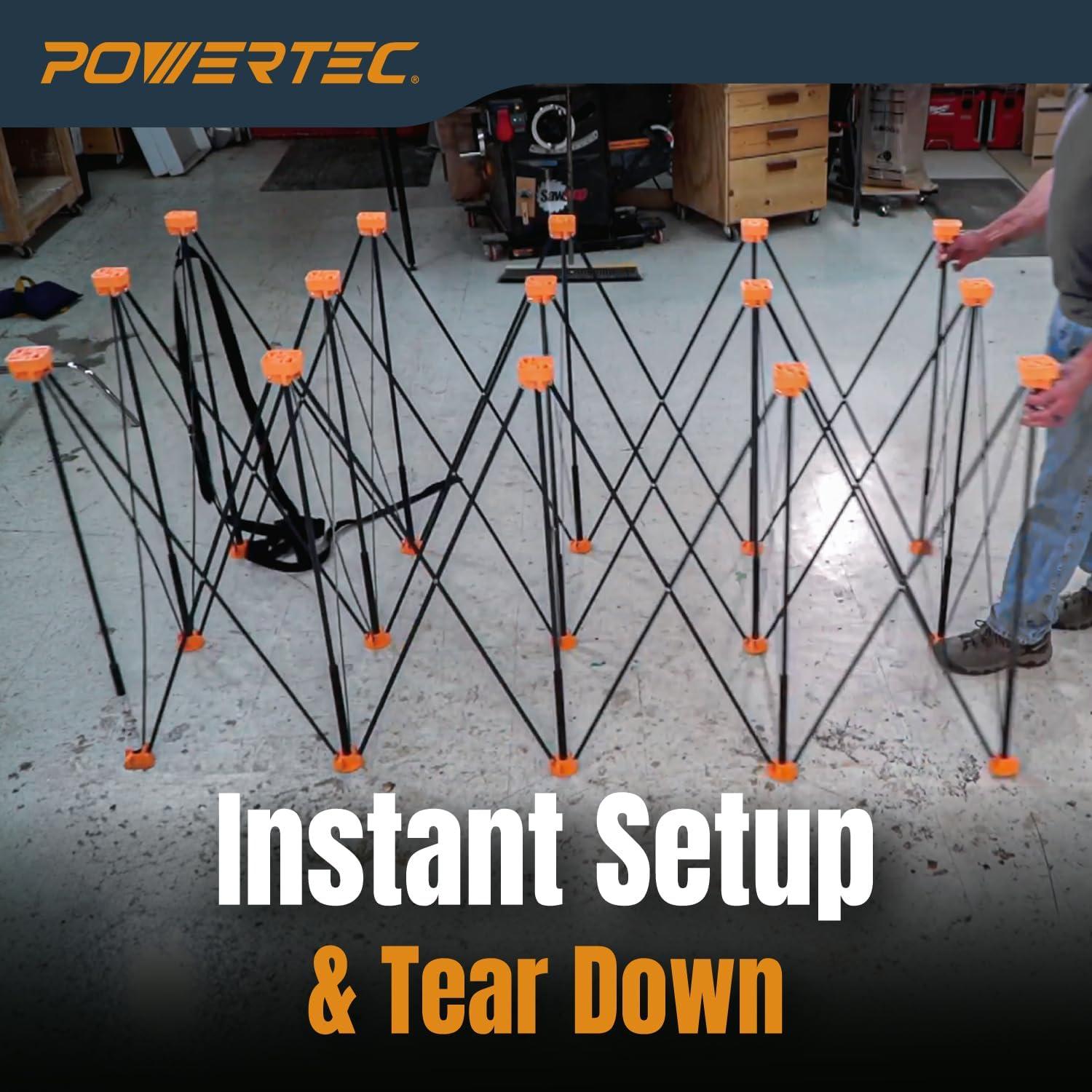 Banco de Trabajo Portátil POWERTEC Arachni Flex 4x4ft