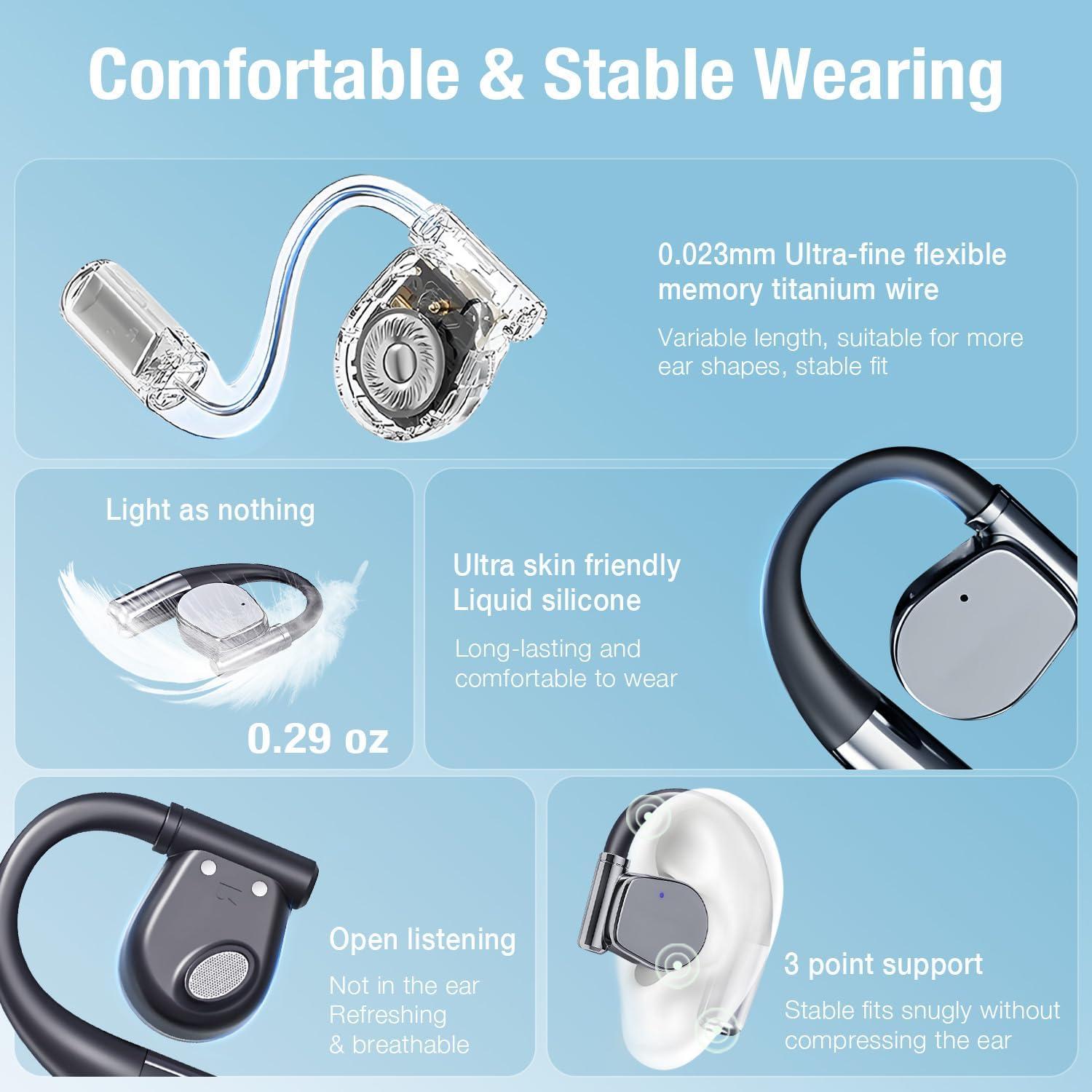 Auriculares Inalámbricos Bluetooth Genérico M111 Traducción AI 40H