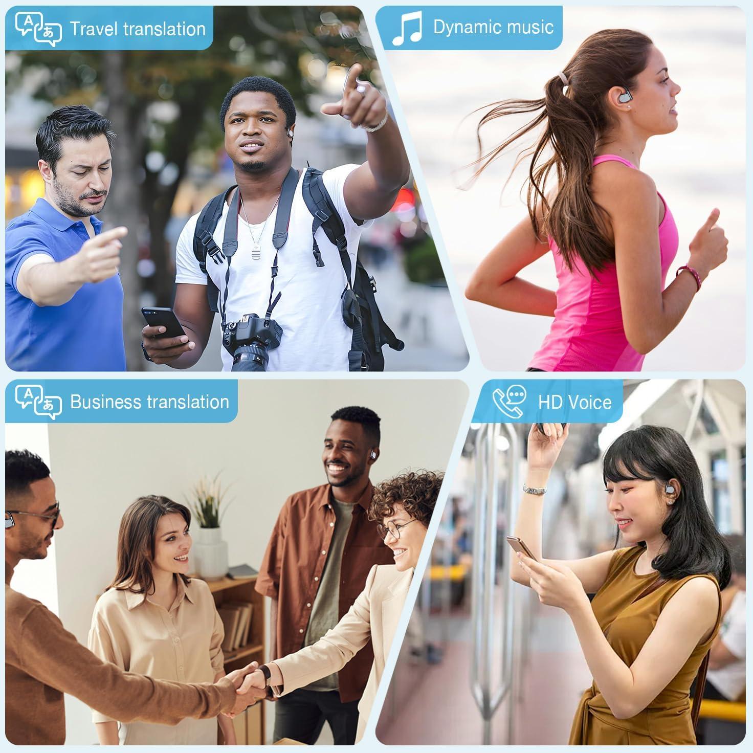 Auriculares Inalámbricos Bluetooth Genérico M111 Traducción AI 40H