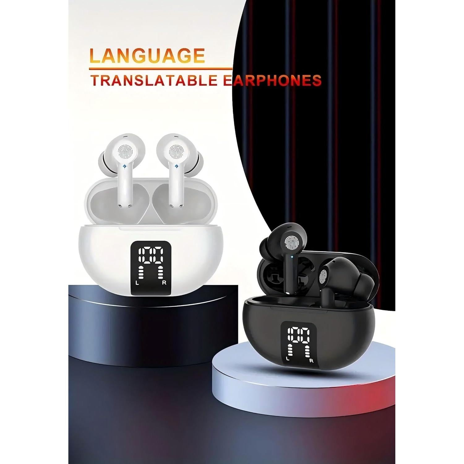 Auriculares Traductores Neyes 3-en-1 con ANC y 144 Idiomas