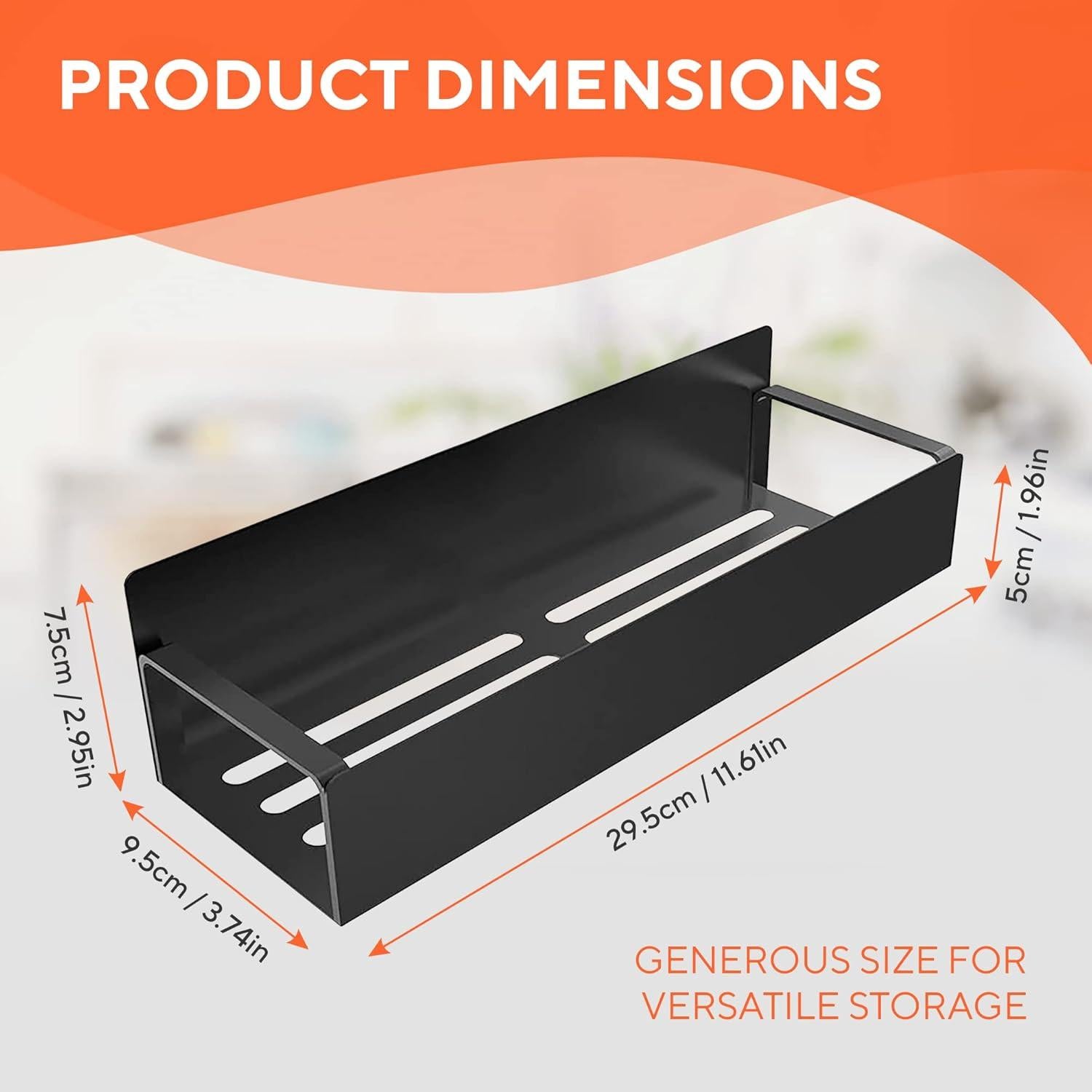 Estantes Magnéticos Hamilton Max - Organizador de Cocina 2 Piezas