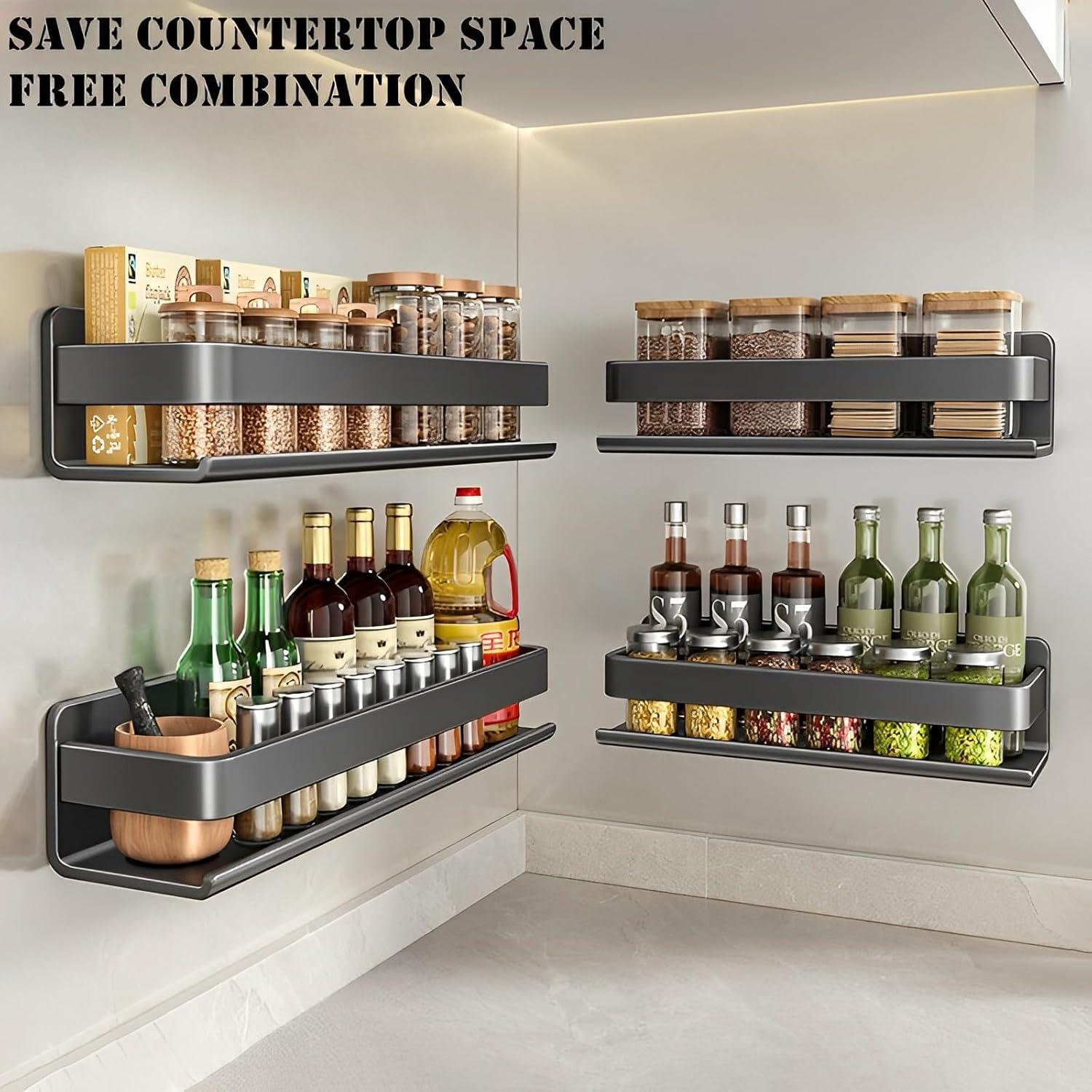 Estante Flotante de Acero Inoxidable YUSHIYAN 40cm Desmontable