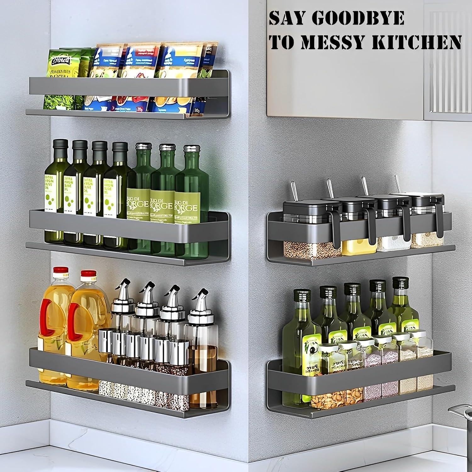 Estante Flotante de Acero Inoxidable YUSHIYAN 40cm Desmontable