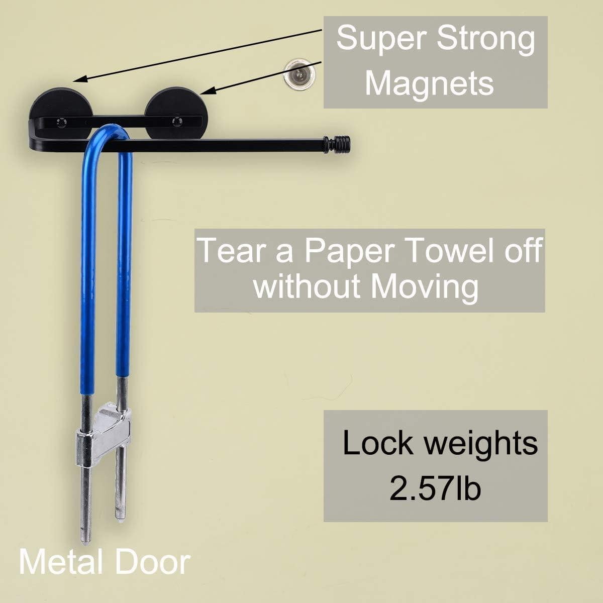 Soporte Magnético para Toallas de Papel LEVOSHUA Negro 31.2 cm