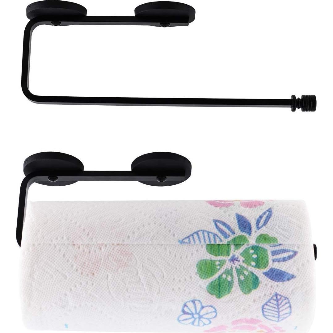 Soporte Magnético para Toallas de Papel LEVOSHUA Negro 31.2 cm