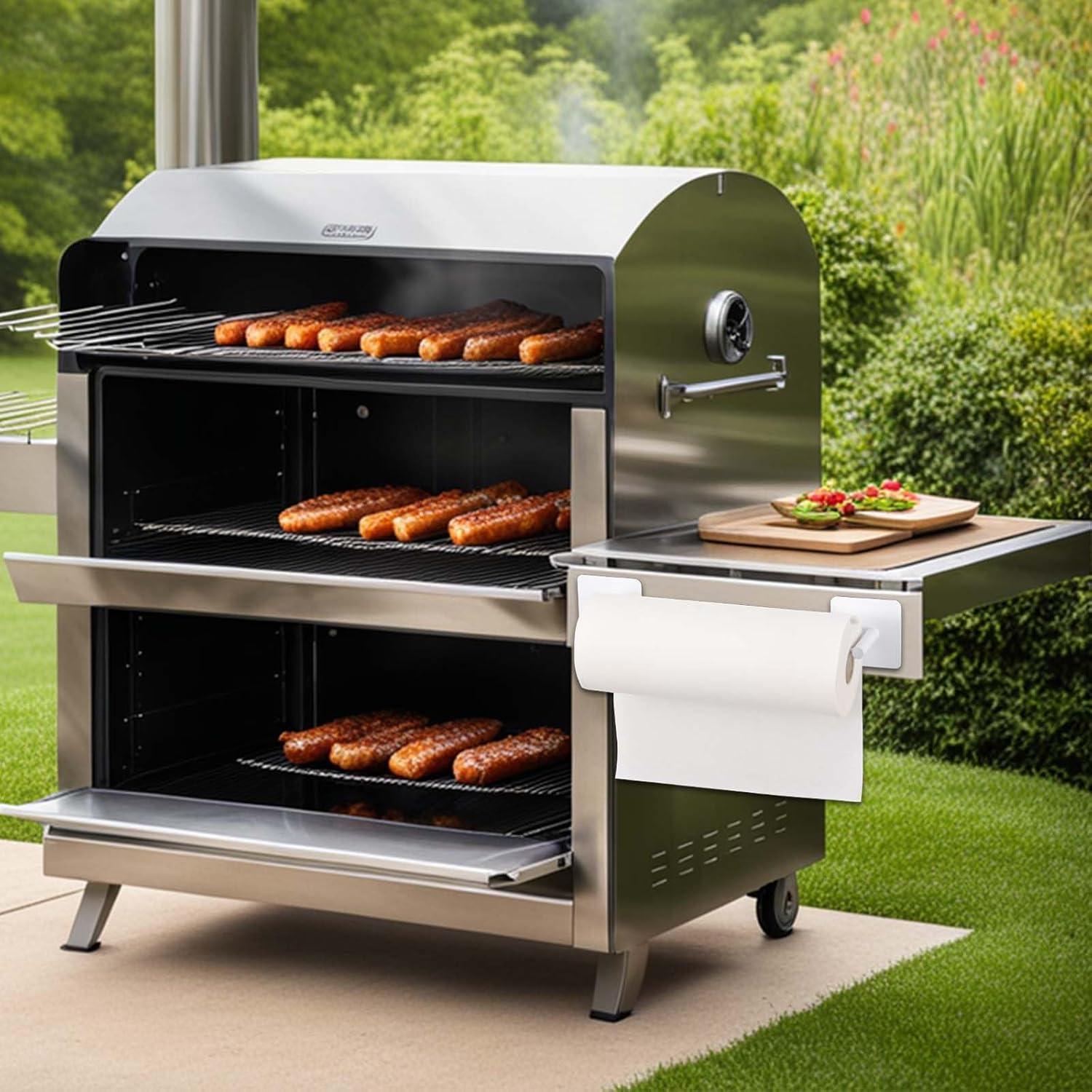 Soporte Magnético para Toallas de Papel GBESTWOOW Blanco 5.08x7.62 cm