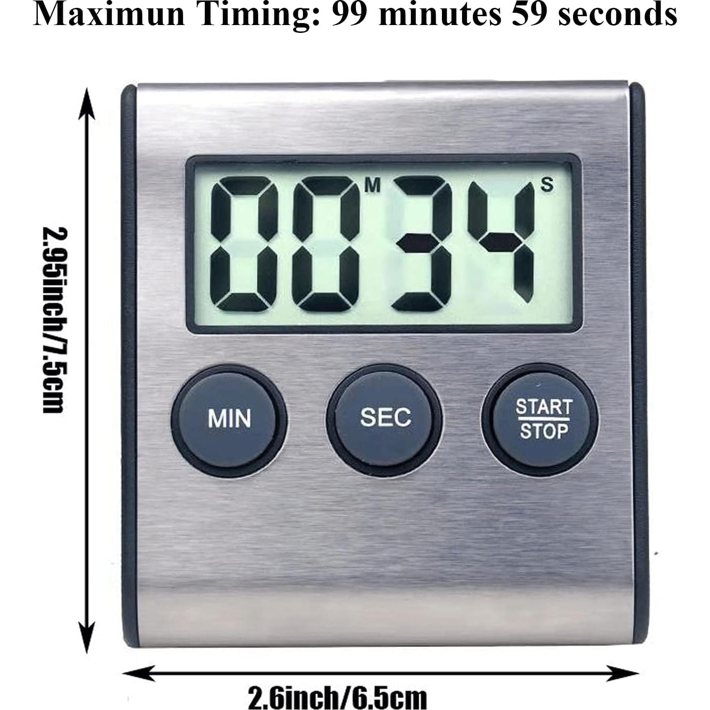Temporizador de Cocina Digital Kyzistn - Alarma Fuerte y Magnético